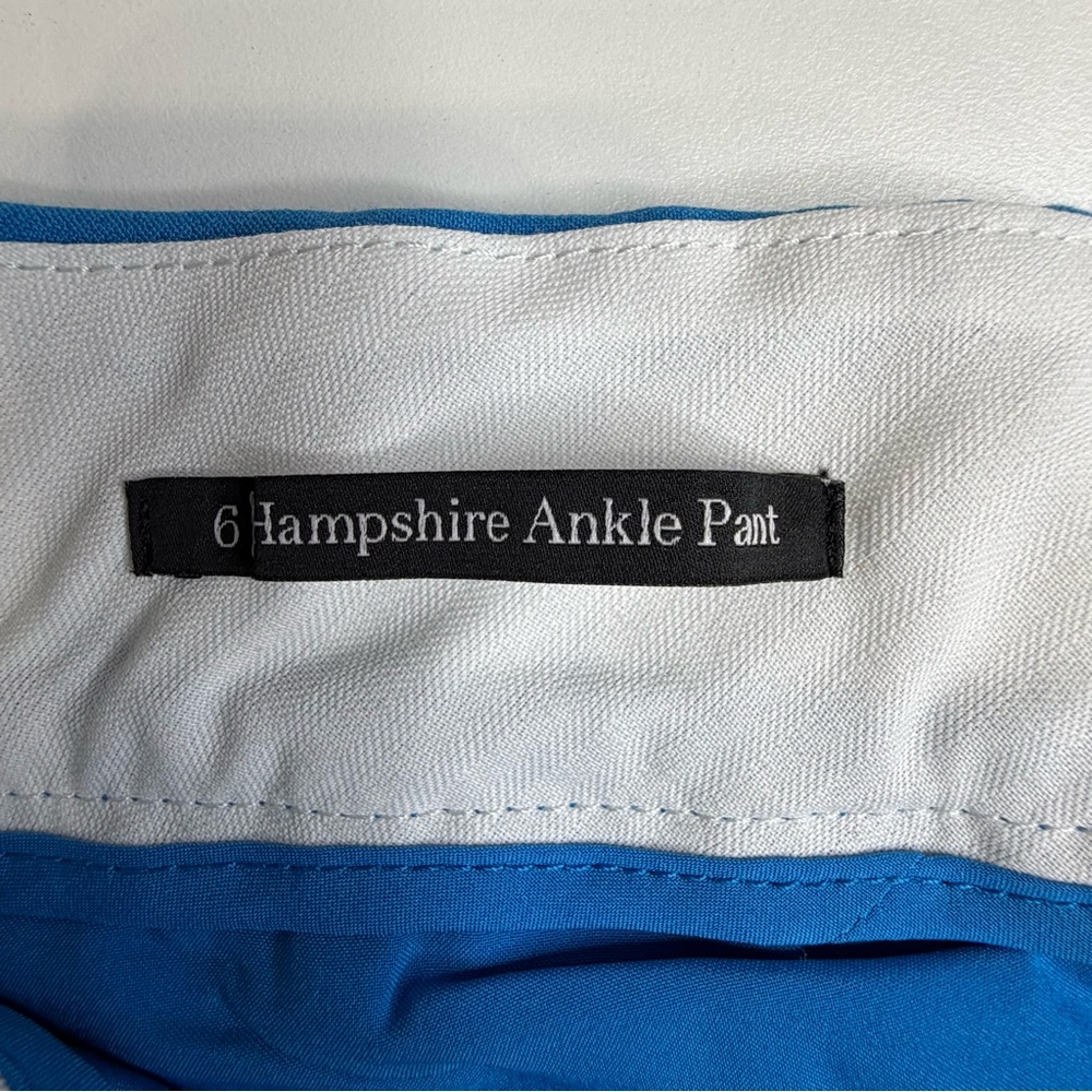 Talbots Women’s Hampshire Ankle pants, size 6, bright blue, excellent like new! - Picture 7 of 7